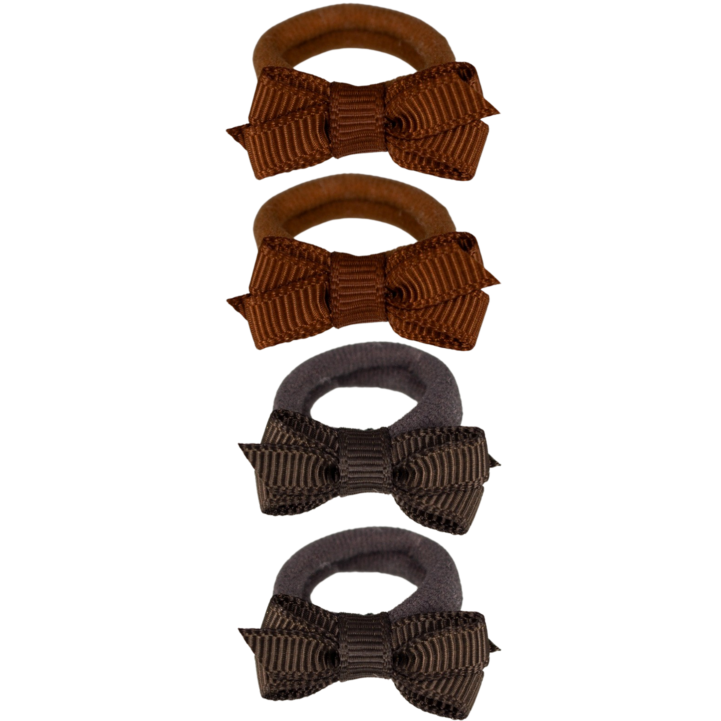 Baby Elastiekjes Met Strikje • Cappuccino