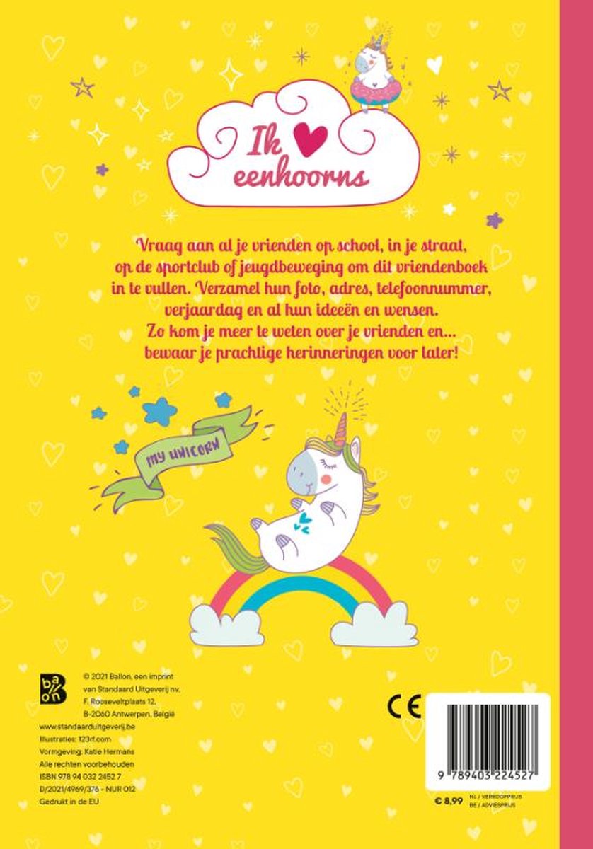Vriendenboek • Eenhoorns