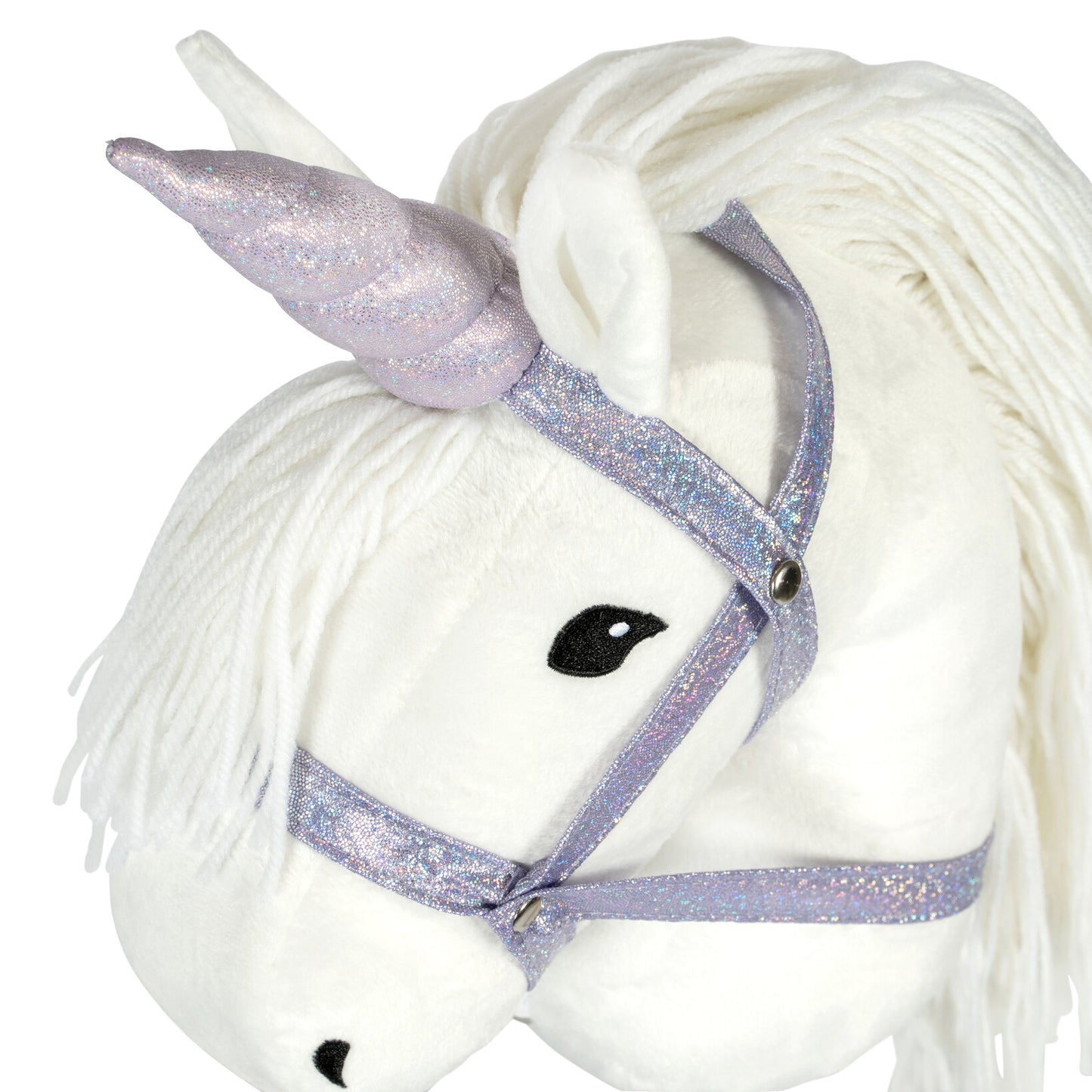 Unicorn Hoorn En Halter Lila (ZONDER stokpaard enkel halter)