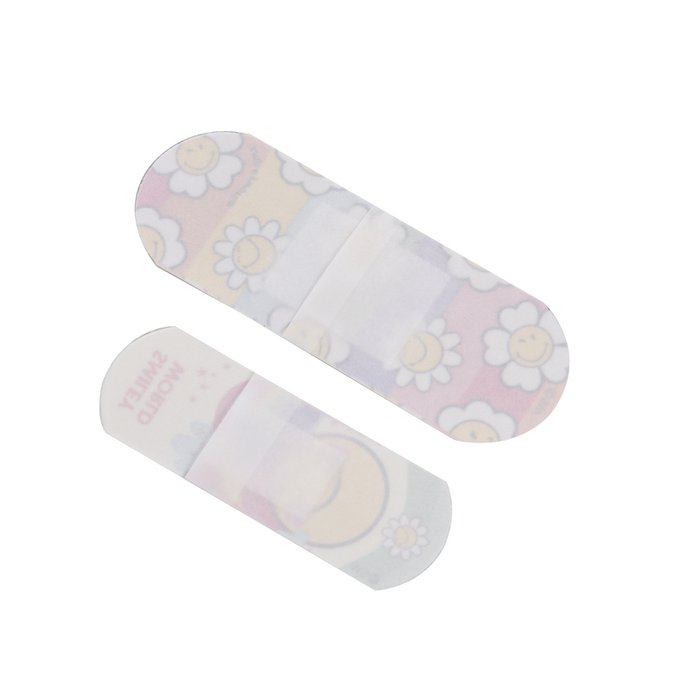 Smiley World Regenboog & Flowers Pleisters • 24 stuks