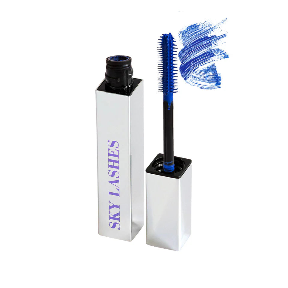 blauwe mascara superheld camille cent pur cent