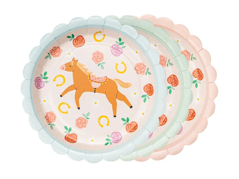 kartonnen bordjes paard