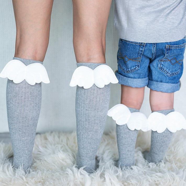 Kniekousen Grey Angles • Mama's Feet