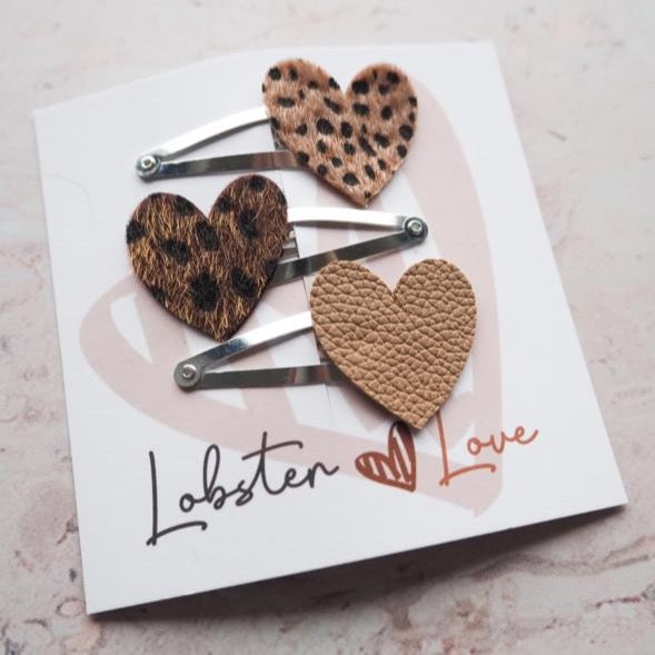 Haarspeldjes Panter • 5 cm • 3 stuks