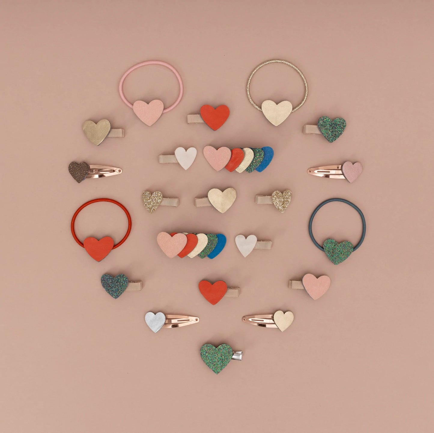 Retro Hearts Mini Clips • Mimi & Lula (8 stuks)