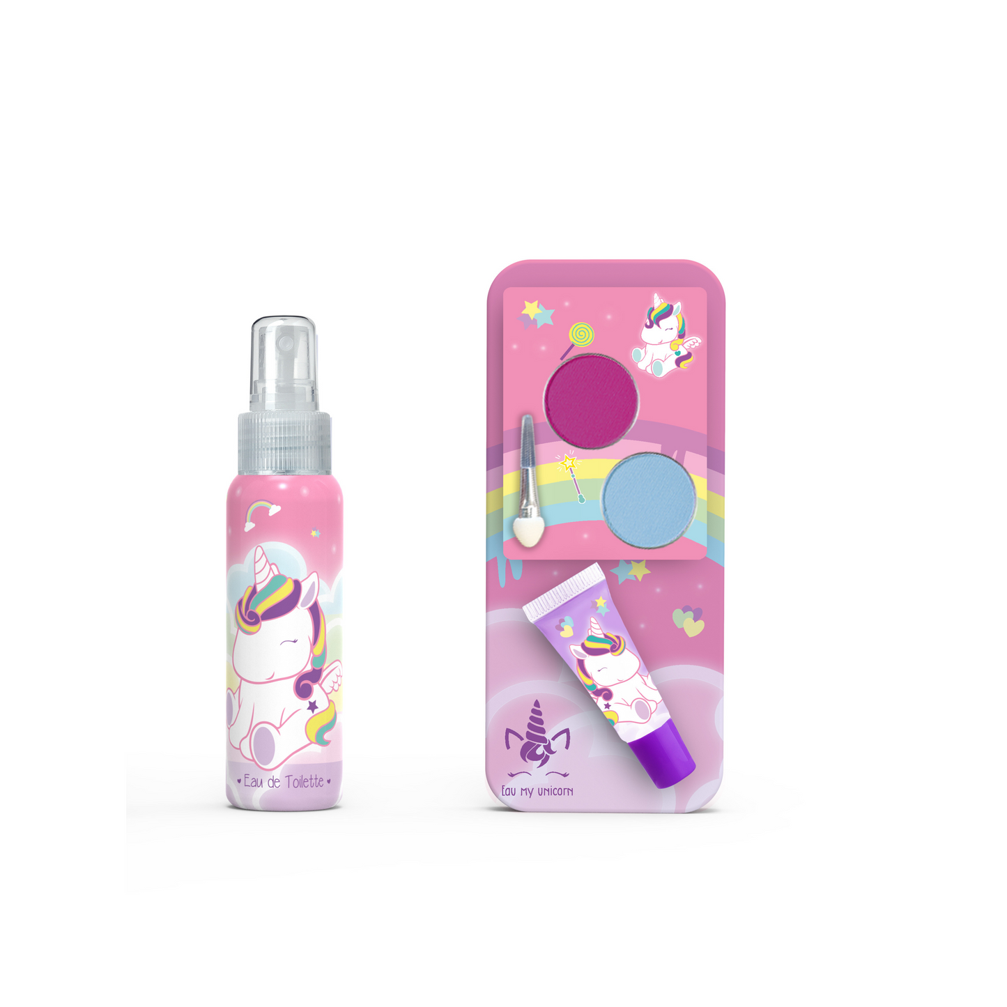 Gift Set • Eau My Unicorn • EDT + Lipgloss + Oogschaduw