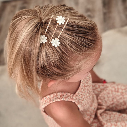 Schuifspeldjes • Sweet flower