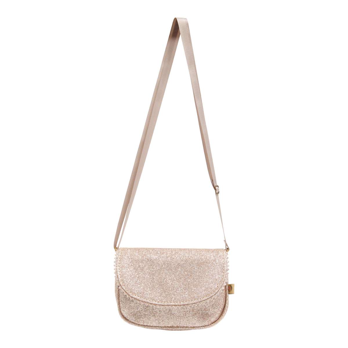 handtas glitter goud le big