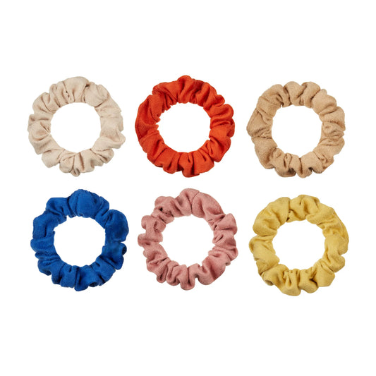 Retro Rainbow Mini Scrunchie Pack • Mimi & Lula (6 stuks)
