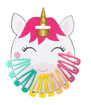 Haarclips Eenhoorn • 12 Stuks