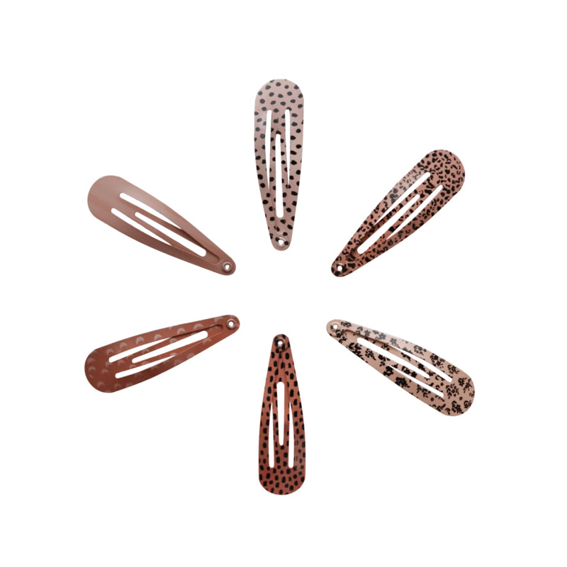 18 Haarclips Bunny (5 cm)