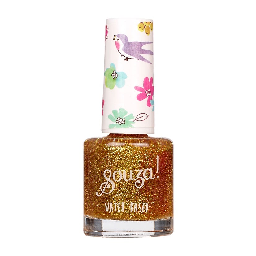 Nagellak Transparant Goud Glitter