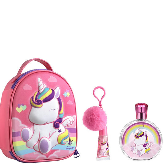 Gift Set • Eau My Unicorn • 3D Zipcase + EDT + Lipgloss