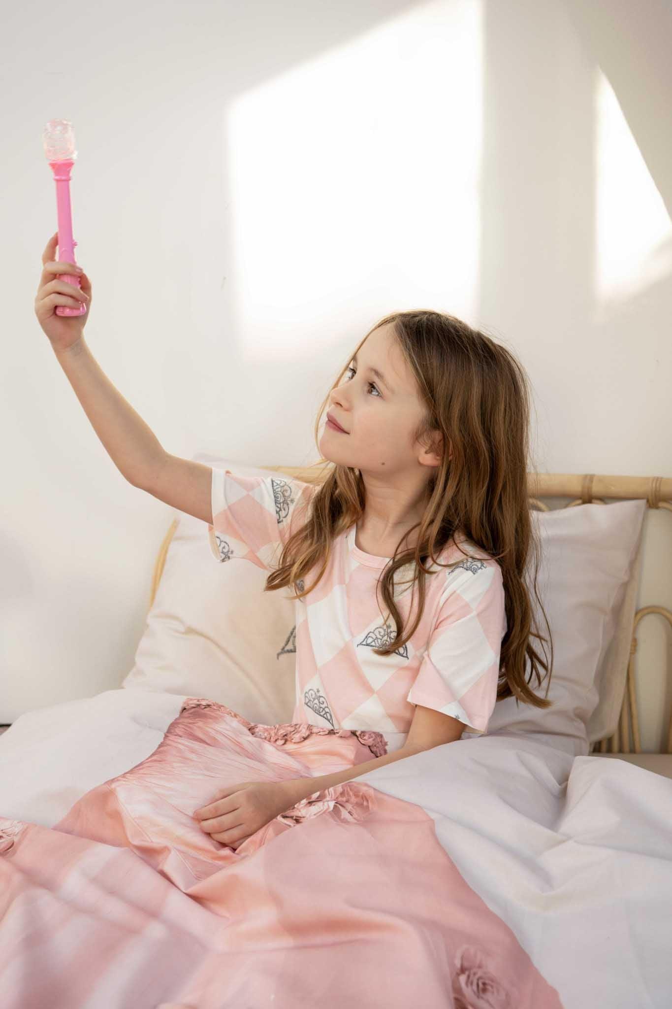 Princess Beige dekbedovertrek snurk amsterdam meisjeskamer dekbed roze 