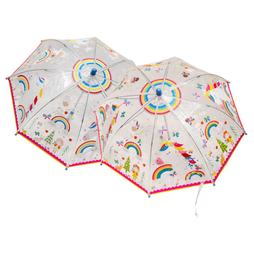 kleurveranderende kinderparaplu regenboog floss&rock