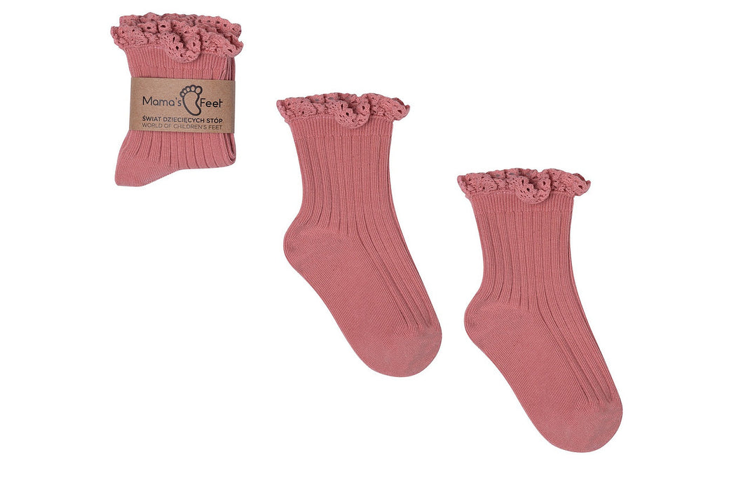 Mono Baby Sokken Dirty Pink • Mama's Feet