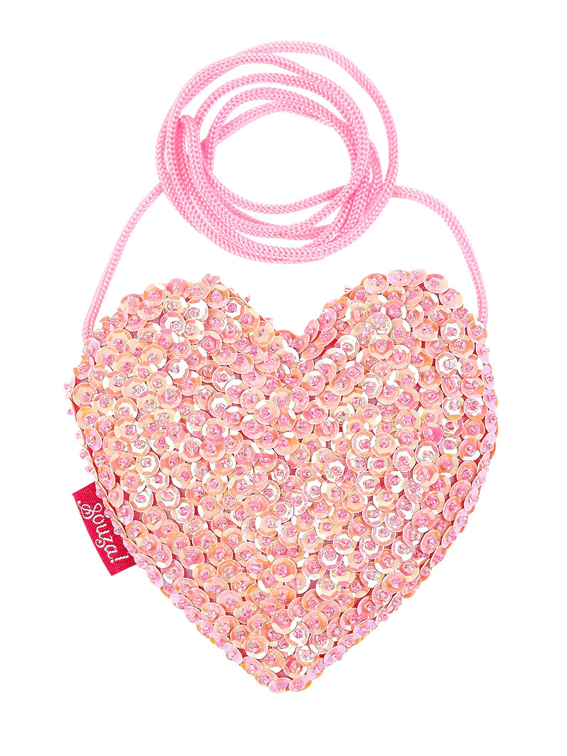 handtas glitter licht roze glitter souza