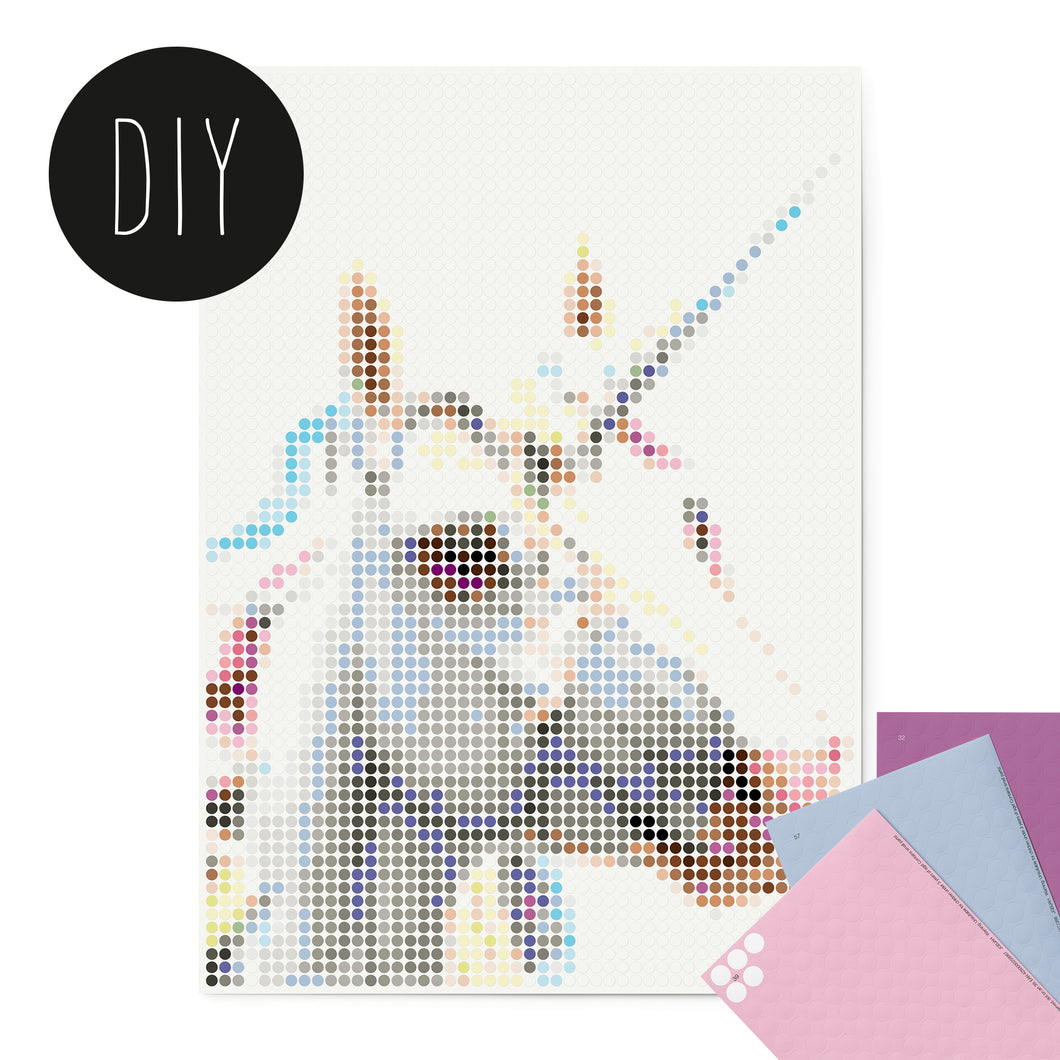 DIY Dot On • Eenhoorn Poster • 50 x 70 cm