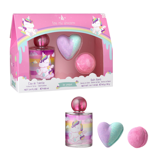 Gift Set • Eau My Unicorn • EDT 100 ml + Bruisballen