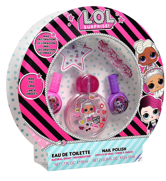 LOL Gift Set • EDT + Nagellak + Nagelvijl + Nageldecoratie